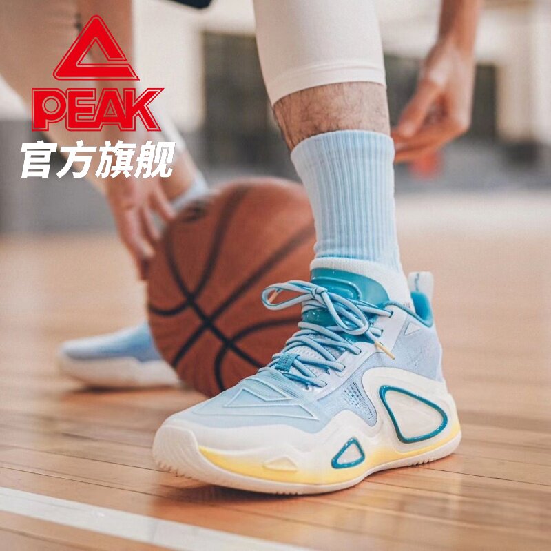 匹克篮球鞋低帮耐磨减震回弹
