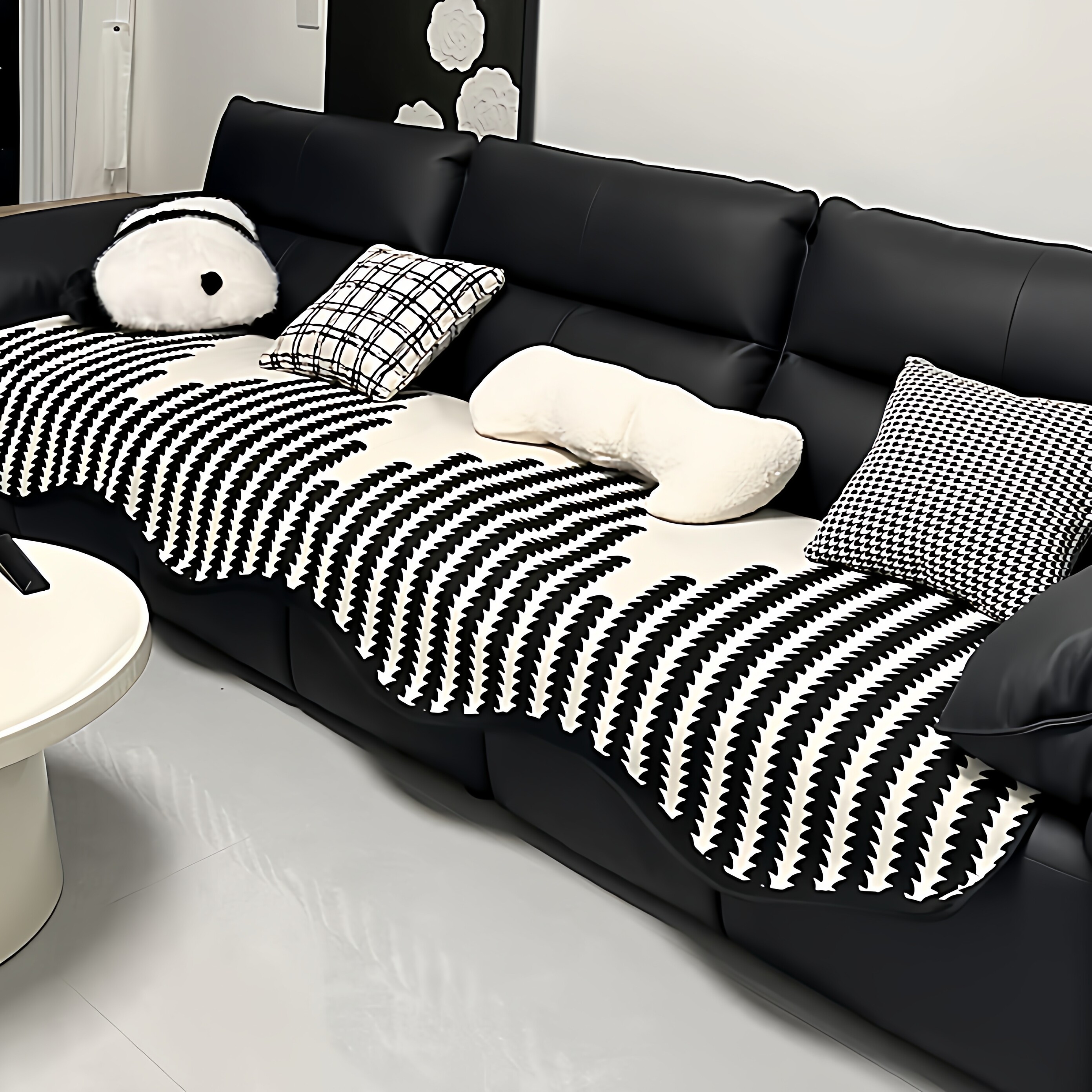 雪尼尔高级感沙发垫2026新款四季通用沙发盖布防滑异形沙发坐垫子