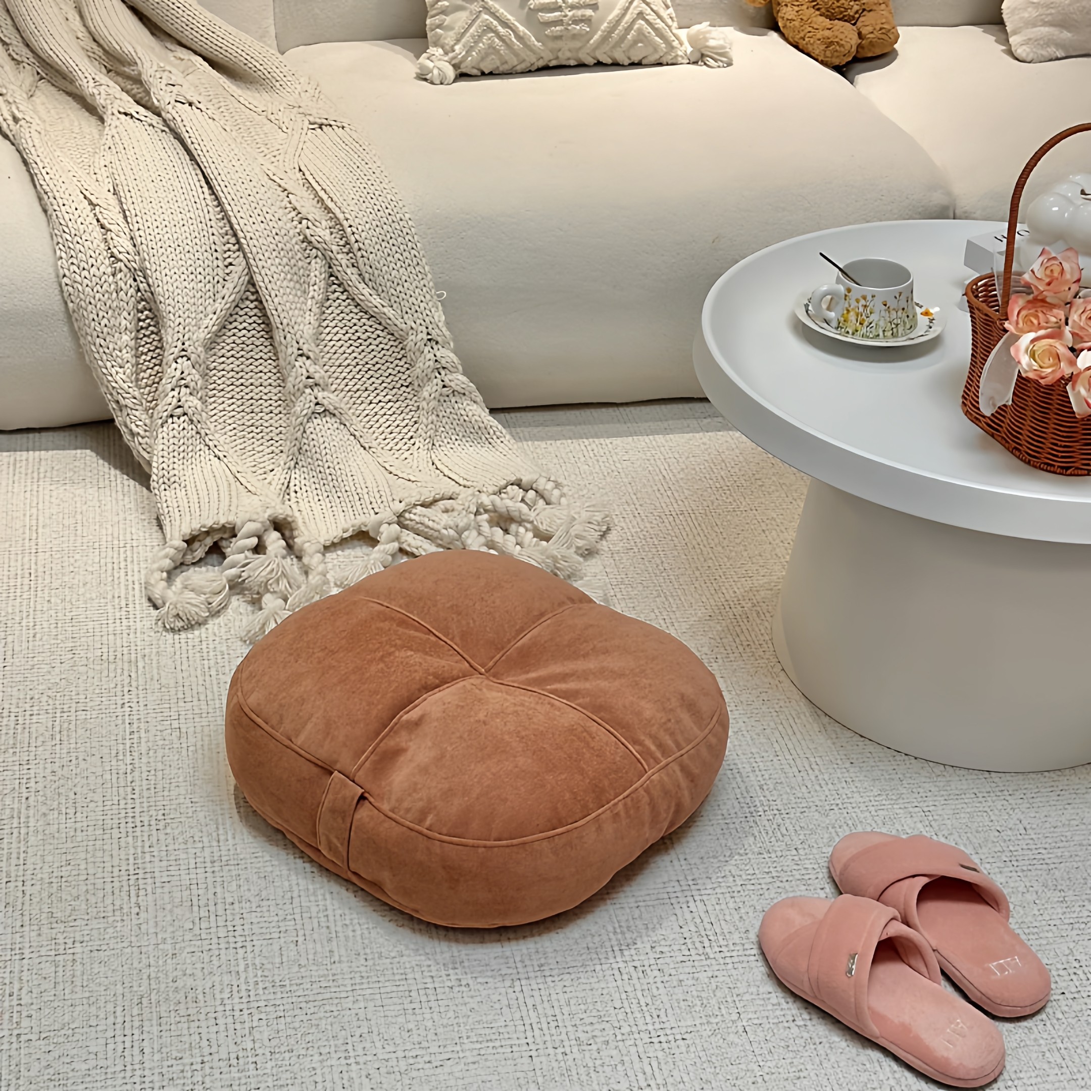 懒人蒲团坐垫榻榻米座垫家用阳台办公室屁垫盘腿久坐不累不塌椅子,居家布艺,蒲团,淘宝优惠券,粉丝福利购,淘宝优惠卷