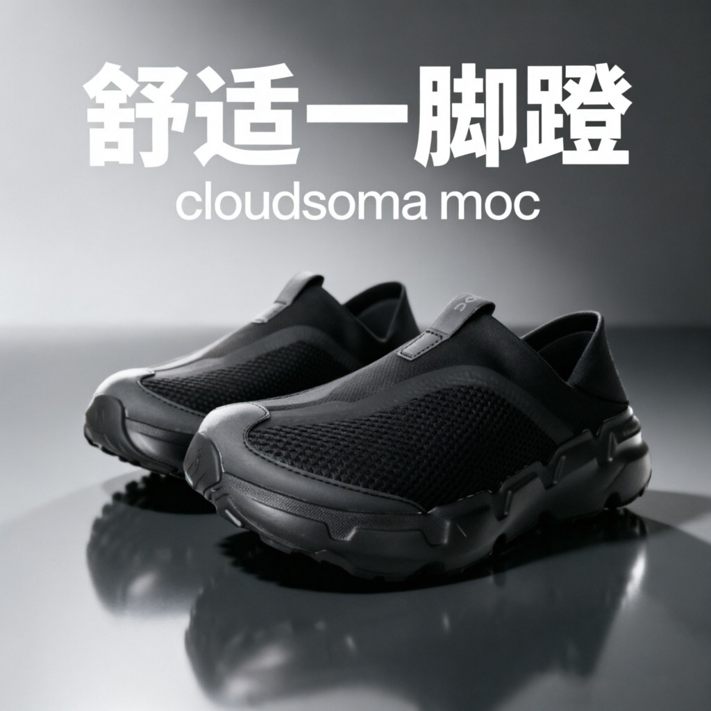 On昂跑 Cloudsoma Moc 2026 新品男女款一脚蹬舒适休闲运动鞋