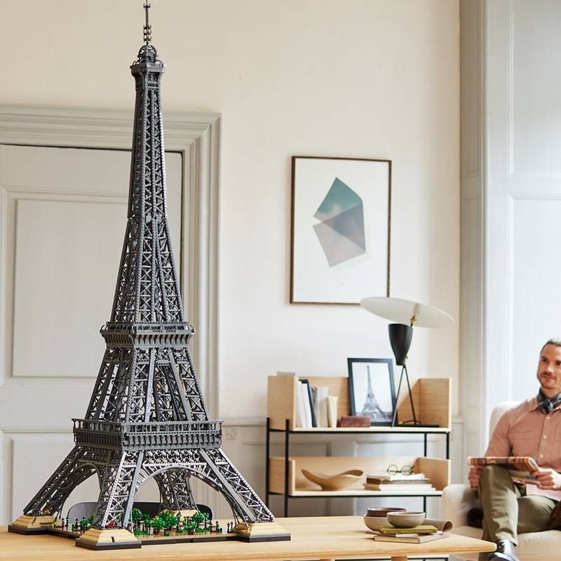 巴黎埃菲尔铁塔成人高难度建筑积木拼装男孩玩具巨大型圣诞节礼物