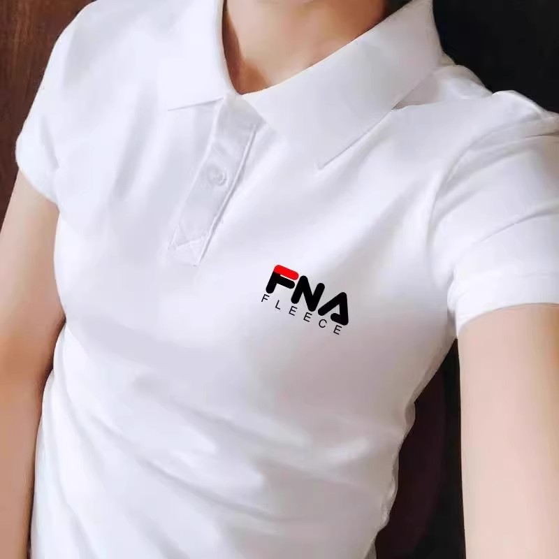 官方旗舰店正品植白菲乐纯棉短袖POLO衫女士夏季运动透气翻领T恤
