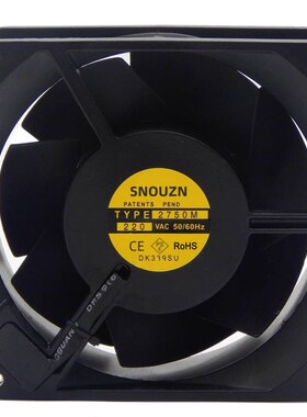 新款机柜散热14cm轴流风机Y275v0MTP-15全金属220V 耐高温风扇 14