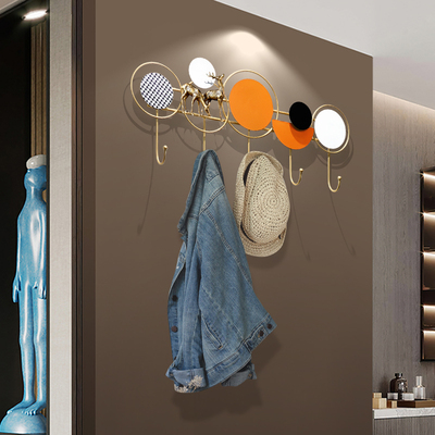 挂钥匙进门玄关挂衣钩轻奢创意门B后衣服挂钩入户门挂衣架壁挂墙