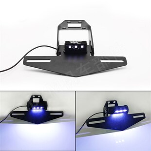 适用于川崎 NINJA400 Z400 改装短尾后牌N架 带灯车牌架/后牌支架