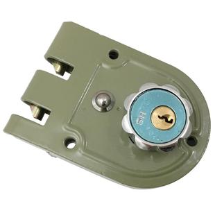 推拉轨道门移动对R开双扇门自动碰锁 双开大门移门老虎锁 外装 老式