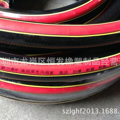 直销 威力象黑色PVC高压风B炮管 耐高压风管 耐腐蚀高压管