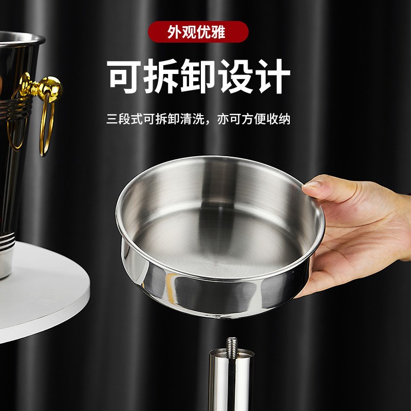不锈钢香槟桶架冰桶连架q 冰块桶冰酒桶香槟冰桶架酒吧用品KTV商