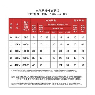星工12KV/25KV绝缘手套电工3E80V高压防电专用橡胶手套均码