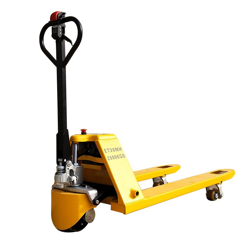 电动地牛b锂电小型半自动叉车1.5吨2吨仓库装卸托盘搬运车平板叉