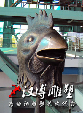 玻璃钢铜雕铸铜狗兽头动物雕塑户外园林景观小Q区公园广场装饰定