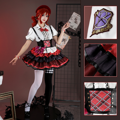 凹兔漫 现货 lovelive芙蓉咖啡馆cos服真姬绘里矢泽妮可cosplay