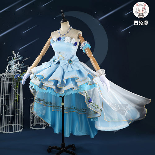 凹兔漫 预售 lovelive水团Aqours花嫁渡边曜婚纱cos服Cosplay