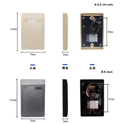 ModbusRTU读卡器 RS485读头NFC IC ID工控刷卡器MODBUS工业读卡器