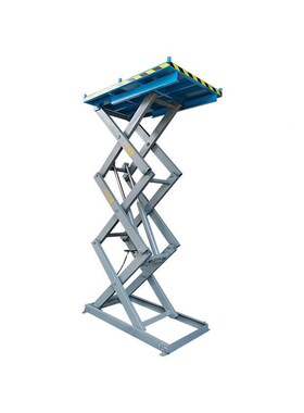 固定液WOP压电升降机厂房仓库动B作平台大业装吨位剪叉货物卸货平