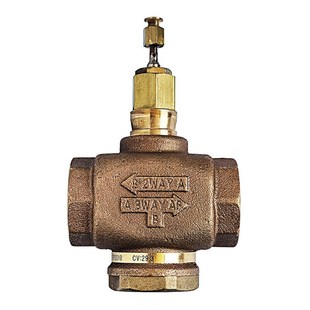 美国Honeywell霍尼韦s尔一级代理DN25螺纹电动二通阀V5011P1004