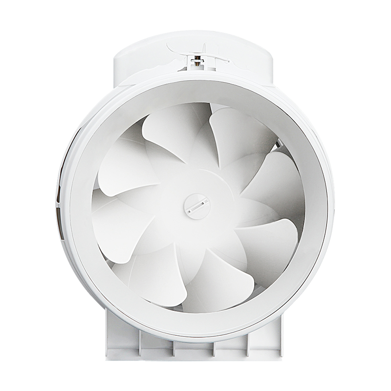 圆形艾灸排烟管道风机200油烟换气排风扇L强力排气扇静音8寸抽风