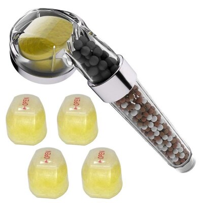 1 Set Lemon Aromatherrapy Filter Shower Head High Pressure S