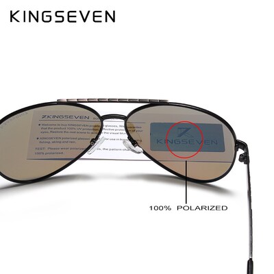 KINGSEVEN 2019 New Design Aviation Alloy Frame HD PolZarized