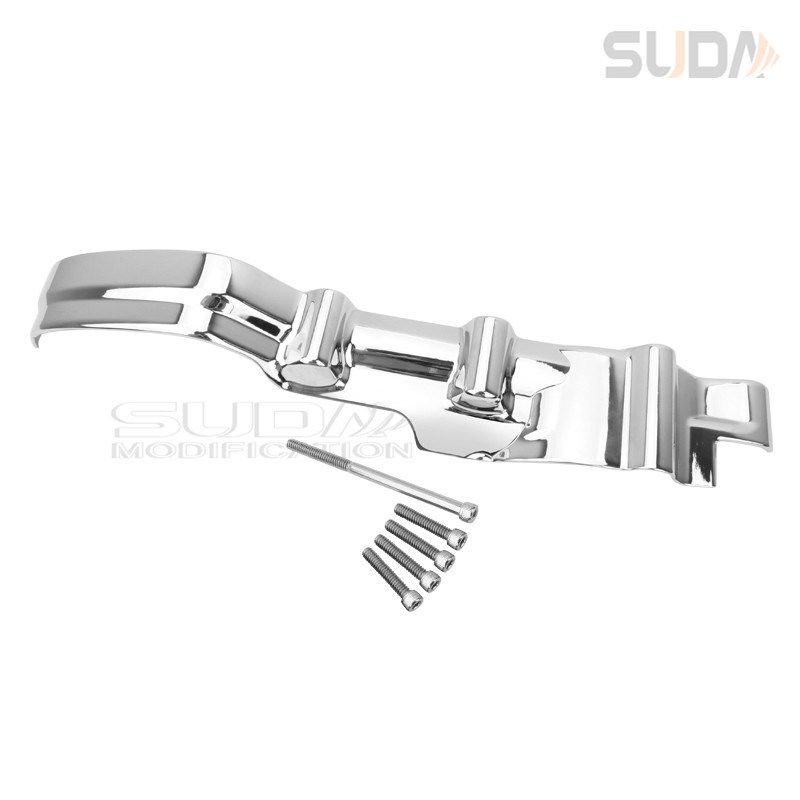 摩托车改装发动机装饰盖 适用哈雷大滑翔街道滑翔路王 Y17-22年