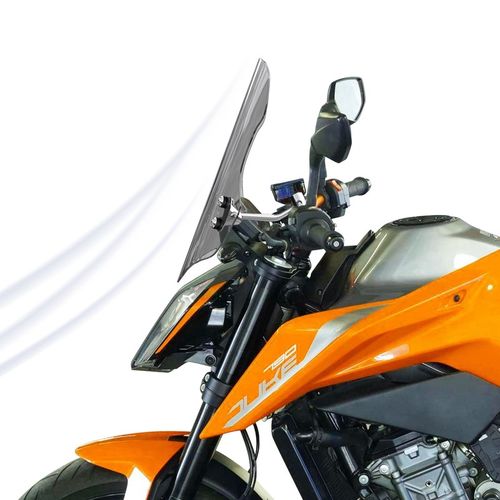 适用KTMR2R 790 390 Duke挡风玻G璃1290前风挡板防风挡尘改装配件