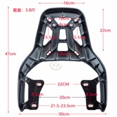 适用小牛nxt铝合金一体式 尾箱支架货架改装 PNXL加厚电动车尾架