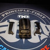 小牛N1S原厂改装 碳纤v维金丝碳纤维后挡泥板后盾及支架