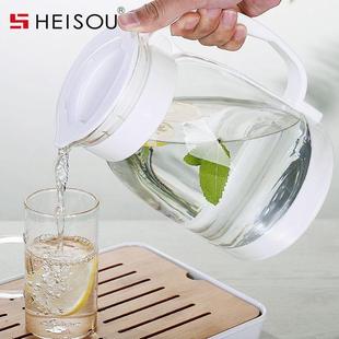 家用防爆大容量凉白开水杯茶壶套装 耐热玻璃冷水壶夏季 新品