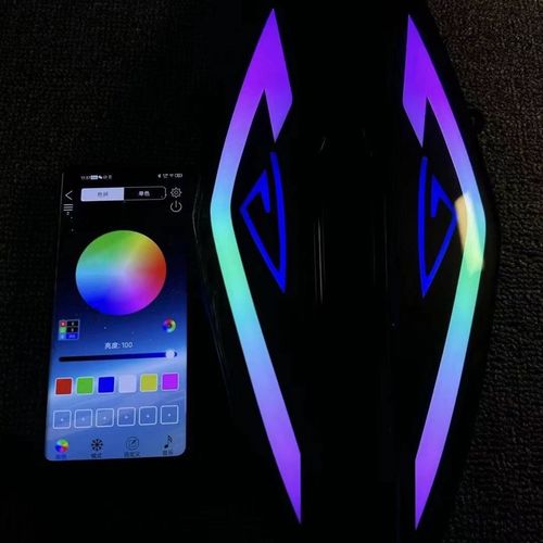 2.0灯具转向灯未来光科双可调app蓝牙2J10模式改装led流水双调