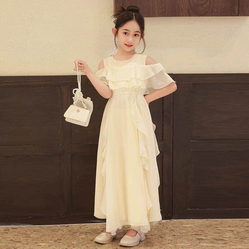 女童洋装2026新款大童女装夏季表演礼服裙子儿童洋派夏装公主裙