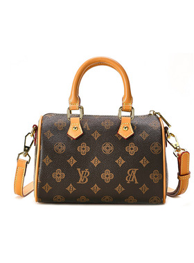 2025新款老花枕头包手提单肩斜挎包大容量百搭女包波士顿