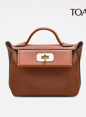 进口头层牛皮蜡线手工缝制2424托特包单肩斜挎双肩手提多功能女包