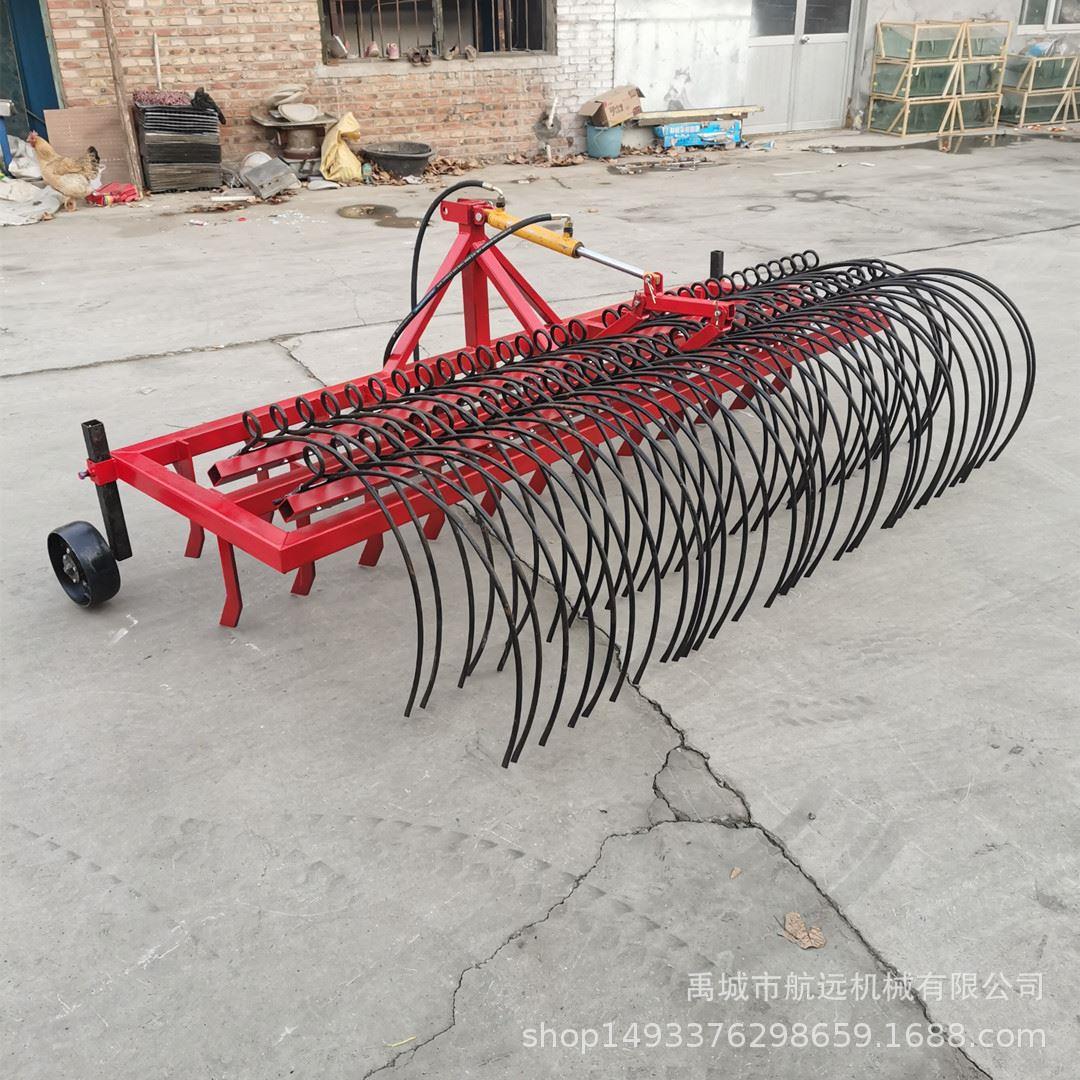 小型液压扒膜机 加密搂齿的废旧地膜搂膜机 残膜根茬秸秆回收机