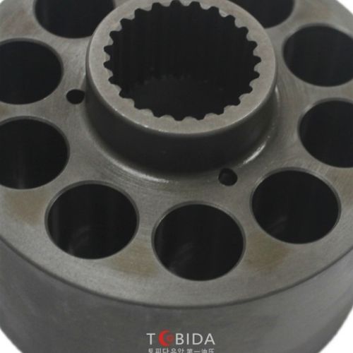 卡特304玉柴35山河45泵胆配油盘柱塞九孔钢片KYB液Q压泵PSVD2-21E