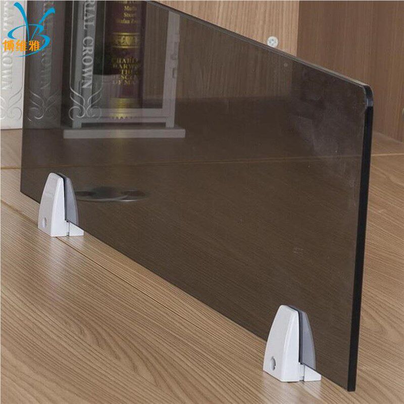 屏风办桌侧带柜4人位BWY-1001组I合卡约座简时尚公职员办公桌