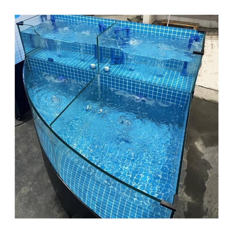 移动海鲜池商f用一体制冷机海鲜鱼缸饭店专用超市餐饮海鲜缸贝类