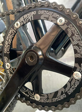 DECKAS 144BCD场地车死飞曲柄用正负齿单盘N大齿盘片圆盘46-56T