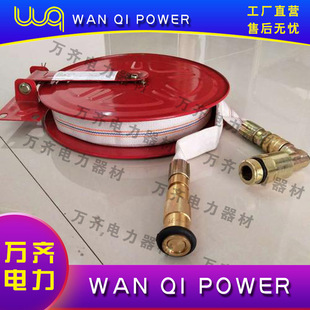 轻便消防水龙消防自救软管卷盘消防F水带消防水龙带盘面水带卷盘