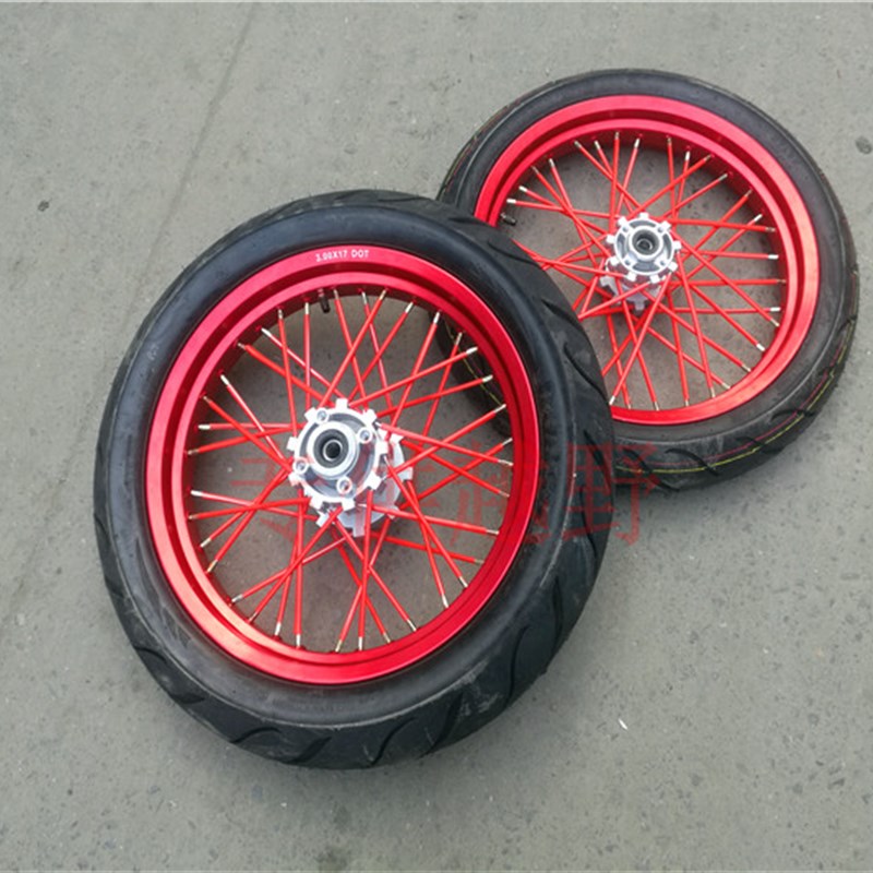 CQR轮a圈总成 麦亚斯V3滑胎轮圈总成 猎豹滑胎总成 改装17轮胎总