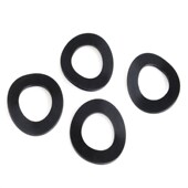 非标黑色波浪垫三波峰垫弹性垫片 波形弹簧 GB955 波形垫m圈