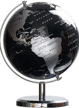 现代办公室装饰品书房吧书柜地球仪模型摆件客Q厅桌面布置跨境热