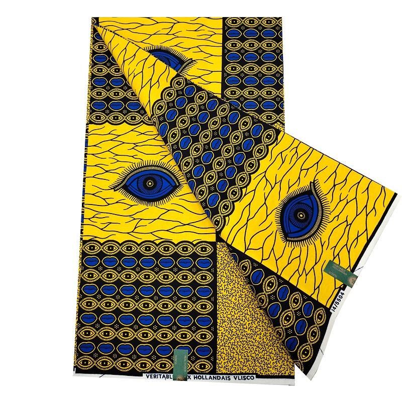 非洲纯棉蜡染布缠腰布African Ankara cotton wax loinWcloth 6码