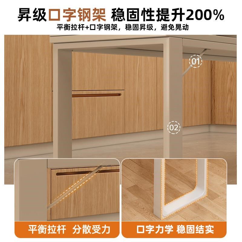 美甲桌美甲店专用桌椅套装v收纳柜子美甲操作台日式轻奢双人美甲