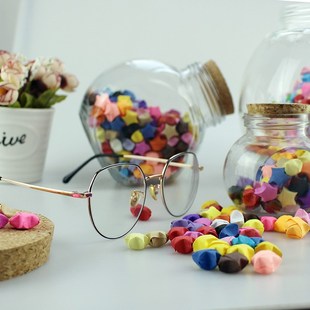 新款装折纸的f瓶玻璃瓶罐子许愿瓶手工幸运星星星成品创意礼物