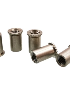 DSOS-Md2-2.4/7/9.5花齿压铆柱盲孔不锈钢花齿压铆螺柱滚花螺母柱