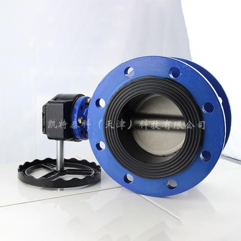 厂家法兰蝶阀铸铁D41X-16Q铸钢涡轮法兰手动蝶阀手轮W04/16体板