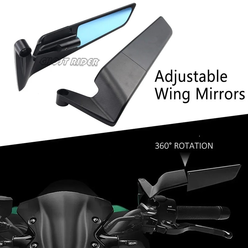 适用KTM790 890duke1290dukFe改装摩托车定风翼后视镜反光镜倒车