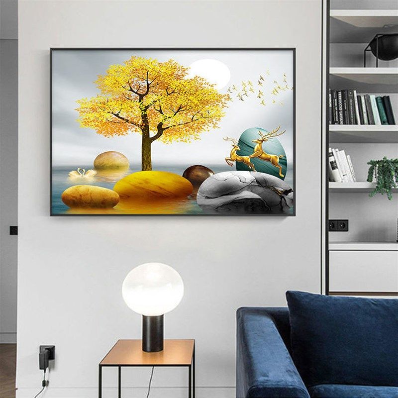 电表箱装饰画免j打孔现代简约遮挡箱客厅墙壁电表盒配电箱遮挡,家居饰品,电表箱装饰画,淘宝优惠券,粉丝福利购,淘宝优惠卷