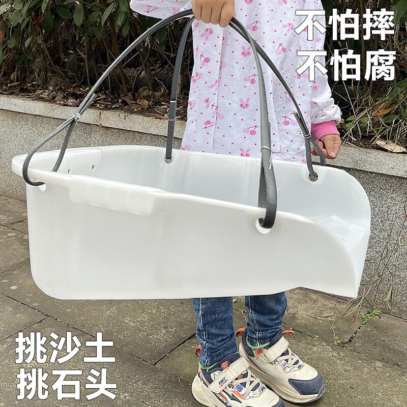 ll畚斗工地农用灰斗塑料撮箕粪箕加厚大号畚箕R撮斗簸箕垃圾晒谷