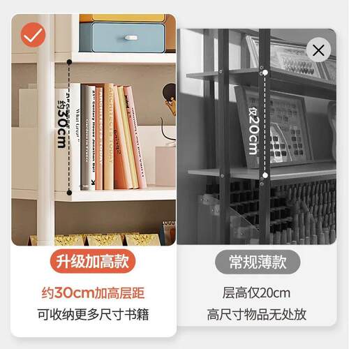 热销置物架落地多层收纳层架子简易书架铁艺客厅置物X架展示货架